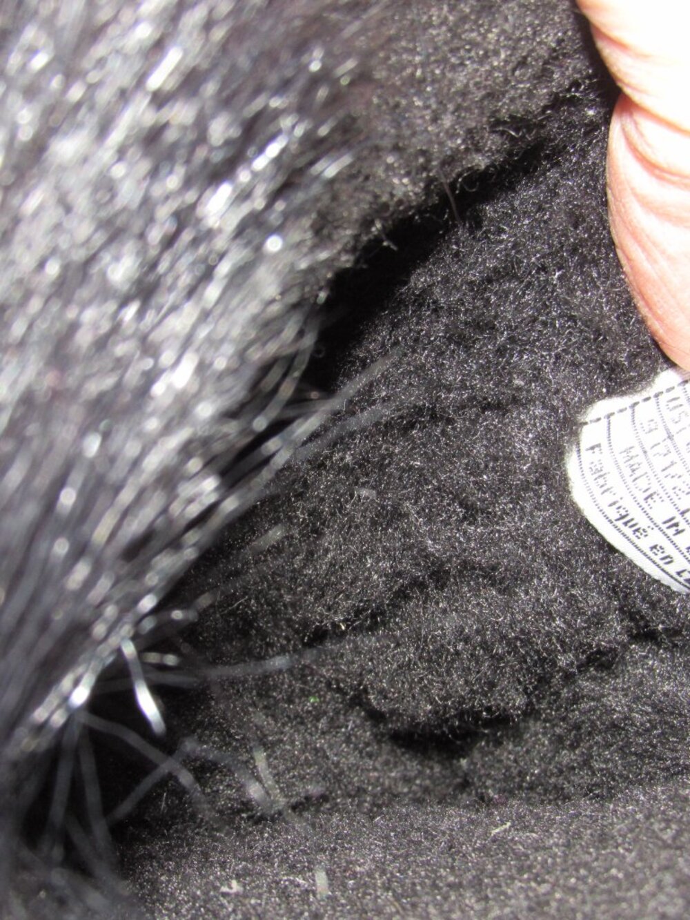 Bearpaw Kola II Sheepskin Black Goat Fur Women’s Winter Snow Lined Boots Size 9 - Picture 12 of 13